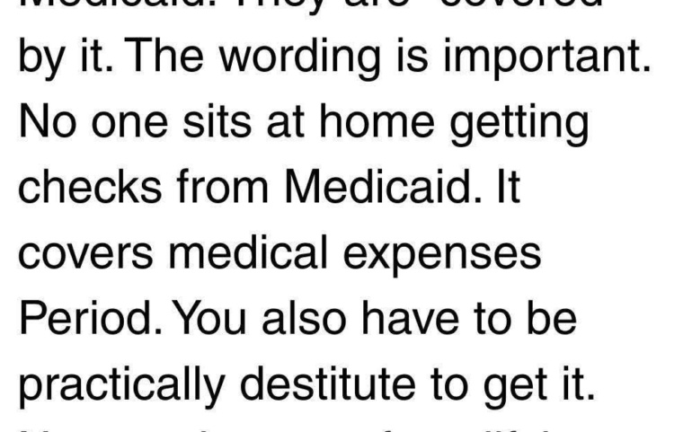 No One Aspires to Qualify for Medicaid